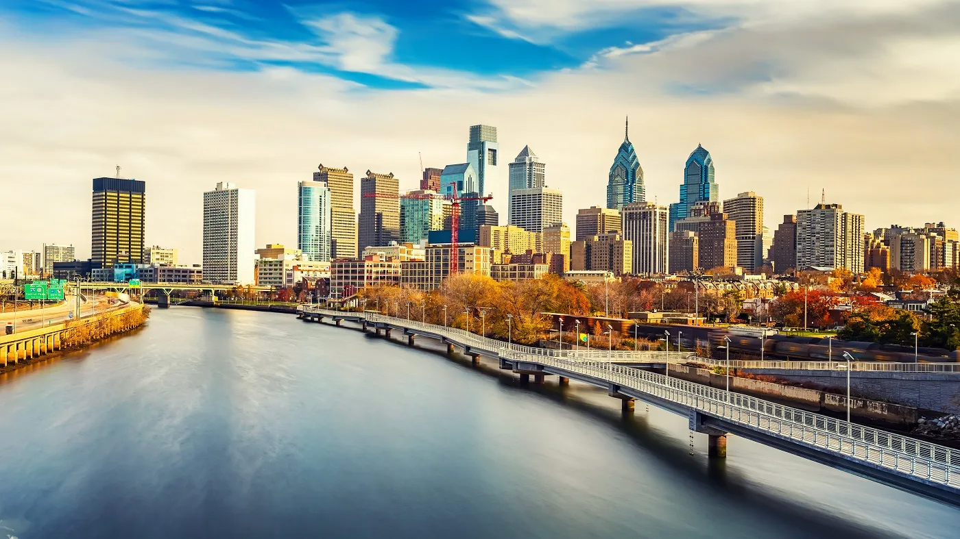 The Philadelphia and South Jersey skyline we serve